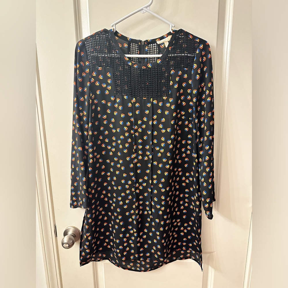 Anthropologie ditsy floral shift dress